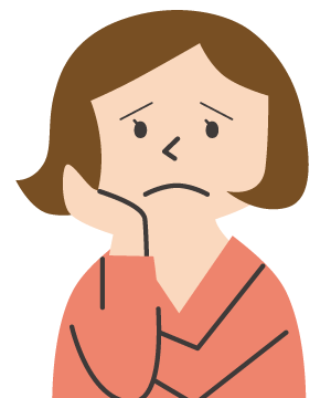 悩んでる女性